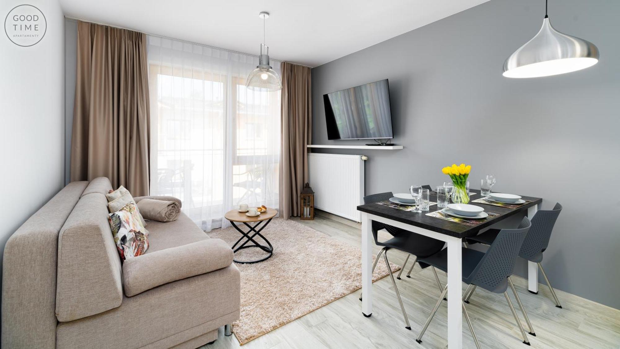 Apartamenty Good Time- Centrum, Blisko Wyciagu I Szlakow ชกลาร์สกา ปอเรมบา ภายนอก รูปภาพ